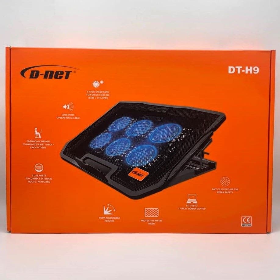 پایه خنک کننده لپ تاپ دی نت مدل D-NET DT-H9 — تصویر ۸