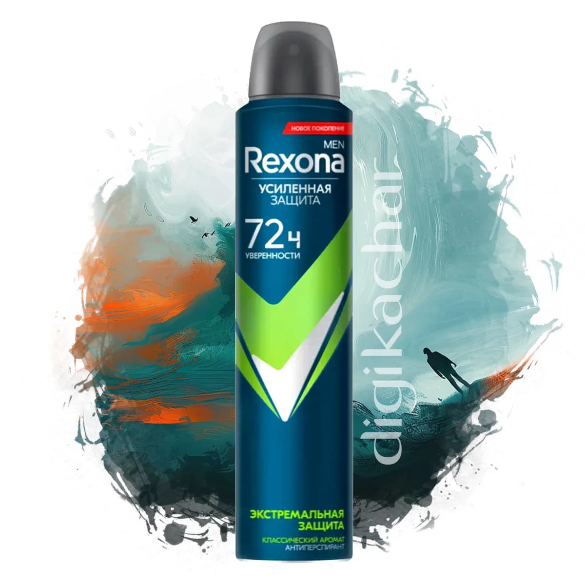 اسپری ضد تعریق مردانه رکسونا مدل Rexona EXTREME PROTECTION 72 حجم 200 میلی لیتر