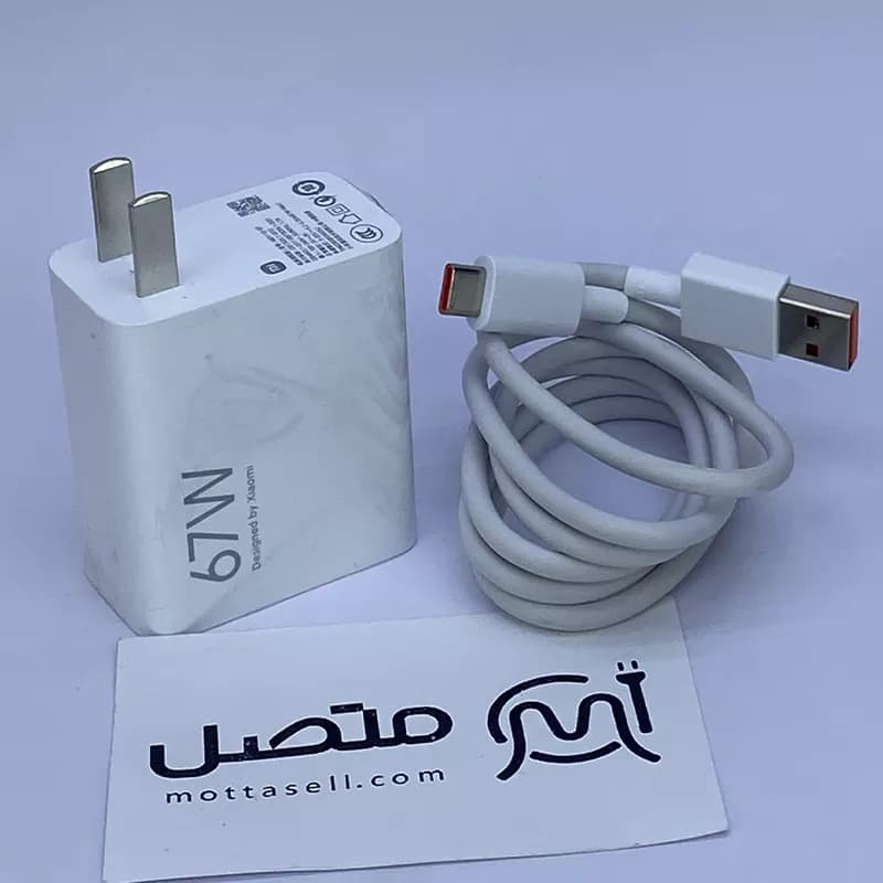 شارژر اصلی سرکارتنی 67 وات توربو شارژ MDY-12-EF شیائومی به همراه کابل اصلی 6A — تصویر ۵
