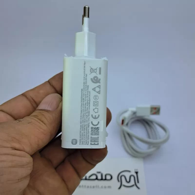 شارژر اصلی سرکارتنی 100 وات توربو شارژ MDY-19-ER شیائومی به همراه کابل 6A اصلی — تصویر ۶