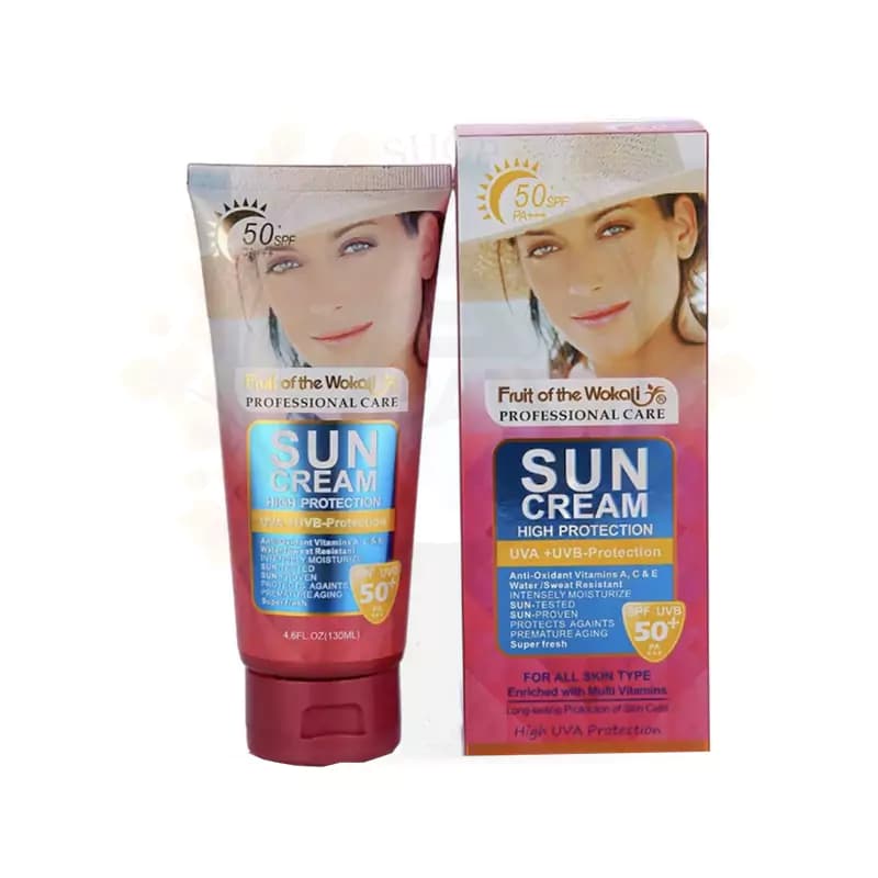 کرم ضد آفتاب بی رنگ وکالی با SPF50 حجم 130 میل