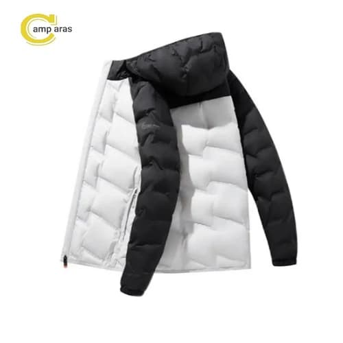 کاپشن پر کلاه دار مردانه کاراکال مدل CA-C3108B — تصویر ۵
