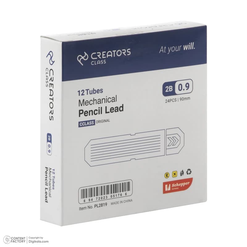 نوک مداد نوکی 0.9 میلی متری کریتورز کلاس مدل PL2819 بسته 12 عددی — تصویر ۲