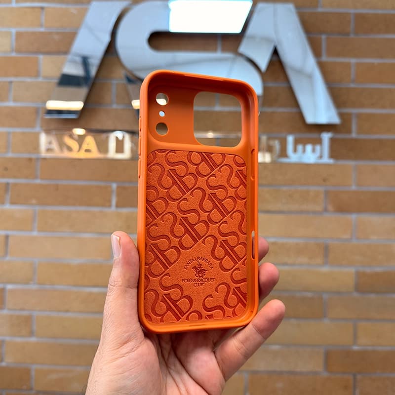 کاور چرمی Santa Barbara Polo مدل Questa مناسب برای iPhone 17 Pro — تصویر ۵