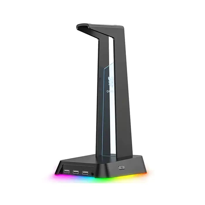 پایه نگهدارنده هدست اونیکوما مدل ST-2 با RGB مشکی — تصویر ۴