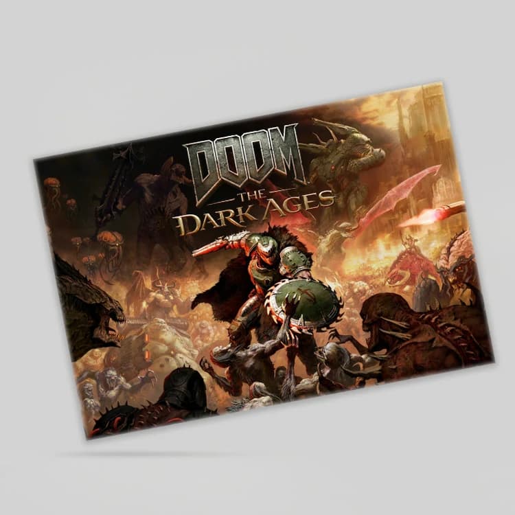 تابلو شاسی طرح بازی Doom:The Dark Age — تصویر ۳