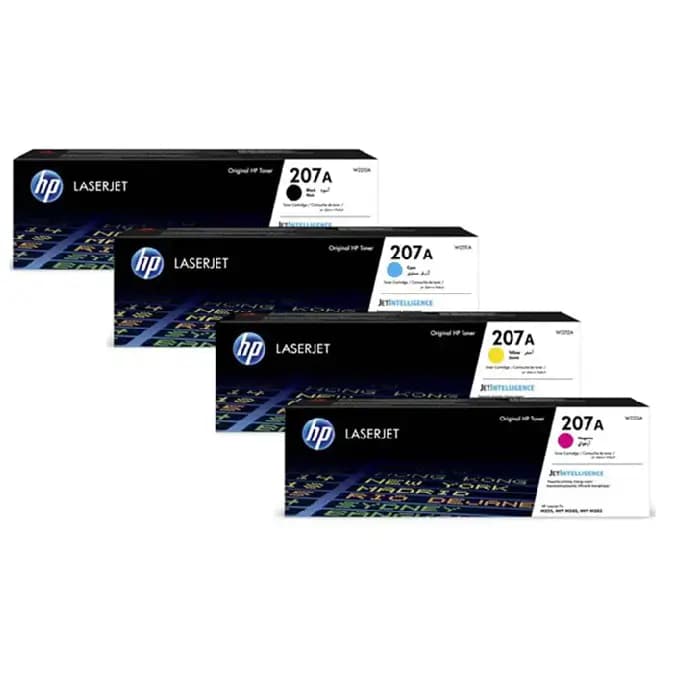 کارتریج لیزری اچ پی HP 207A – چهار رنگ YMCK — تصویر ۲