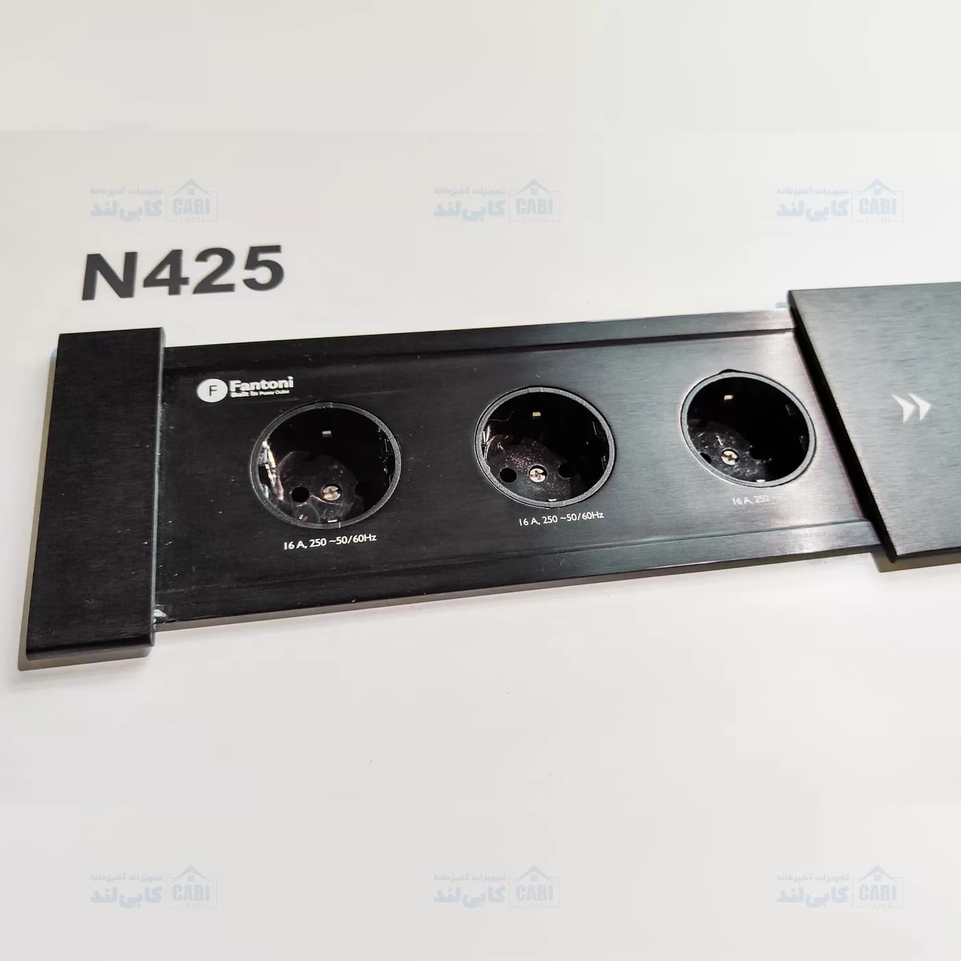 پریز برق کشویی یک طرفه اسلاید بازشو مدل اسلیم فانتونی N425 و N424 — تصویر ۷