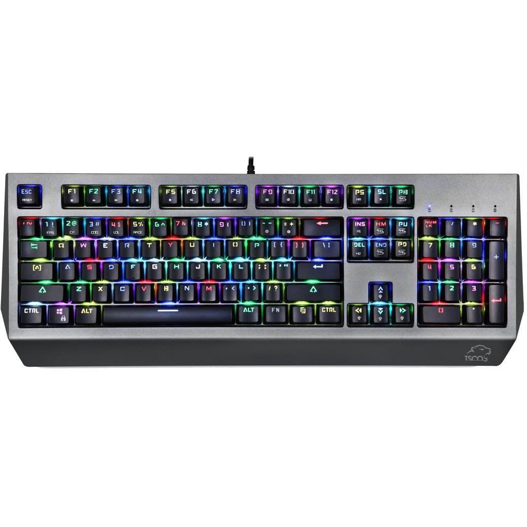 کیبورد گیمینگ تسکو مدل GK8127 با نورپردازی RGB — تصویر ۹