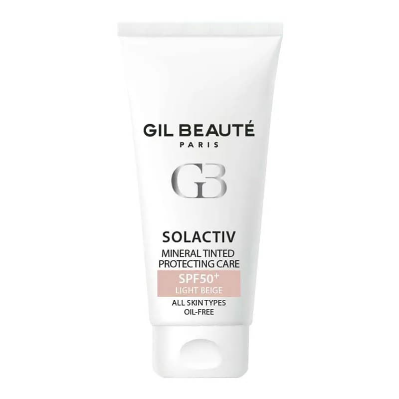کرم ضدآفتاب مینرال سل اکتیو spf50 ژیل بوته رنگی بژ روشن