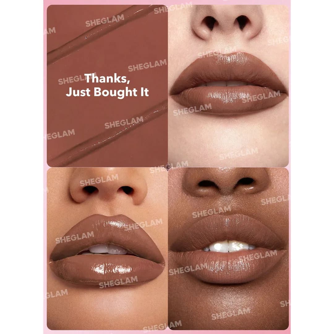 رژلب کرمی شیگلم SHEGLAM مدل Creme Allure رنگ Thanks, Just Bought It — تصویر ۱۰