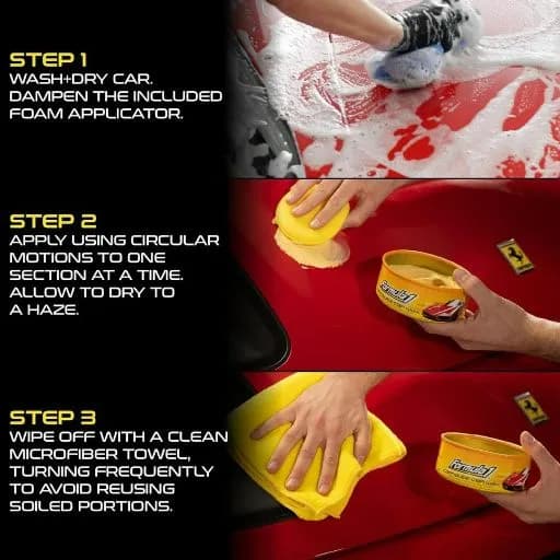 واکس براق و محافظت کننده رنگ ماشین فرمول وان Formula1 CARNAUBA PASTE WAX — تصویر ۱۱