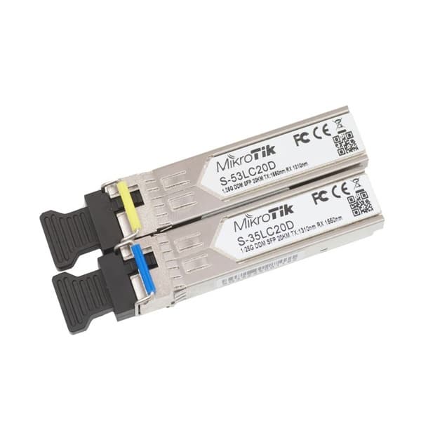 ماژول فیبر نوری میکروتیک مدل Mikrotik S-3553LC20D — تصویر ۳