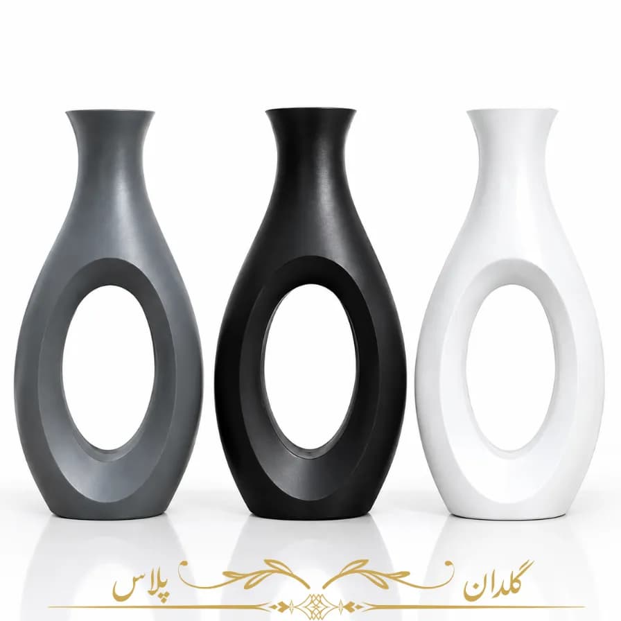 گلدان فایبرگلاس کنارسالنی مدل بولینگ — تصویر ۷