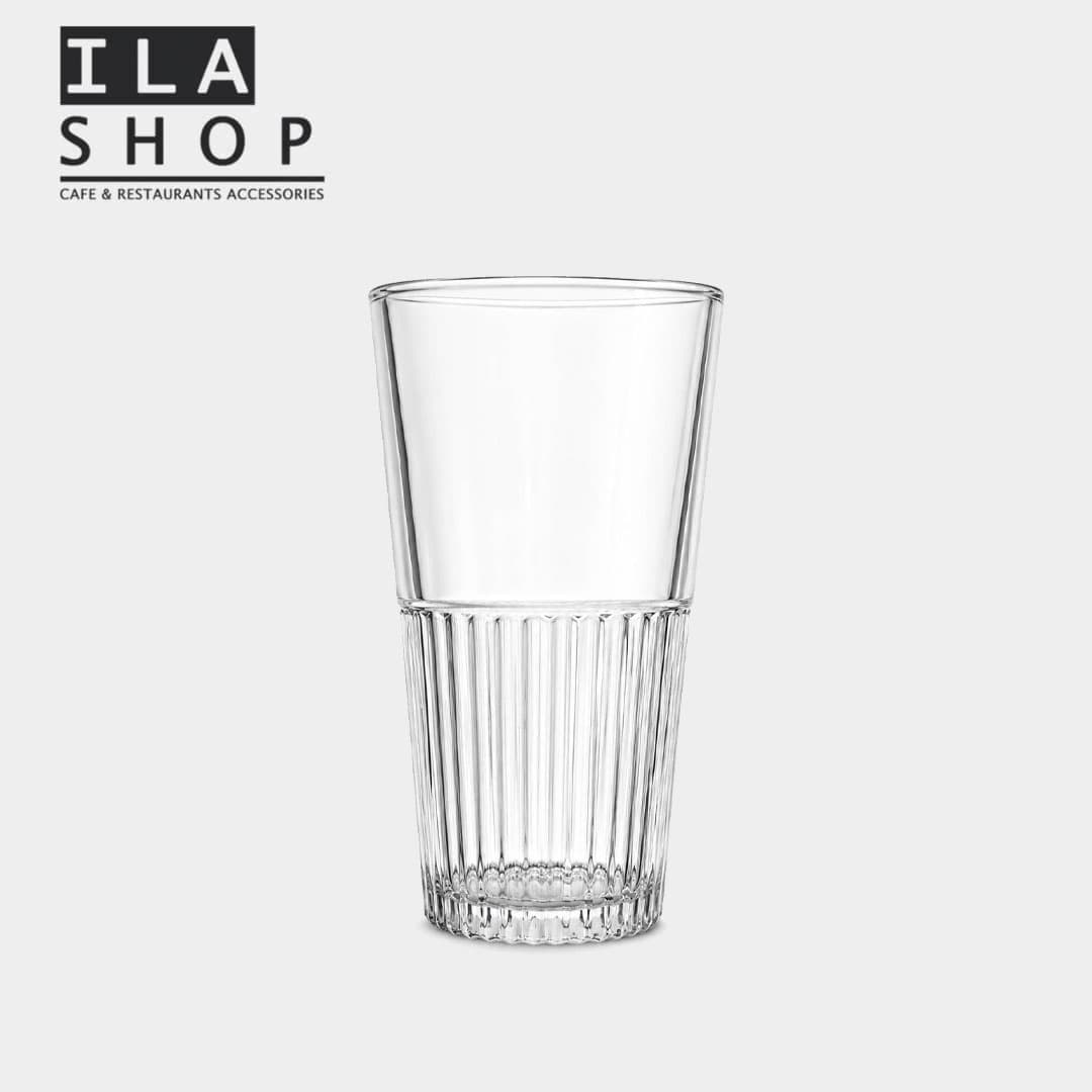 لیوان بلند خط دار 410 میلی لیتری کد 2482 دوازده عددی ایلا — تصویر ۷