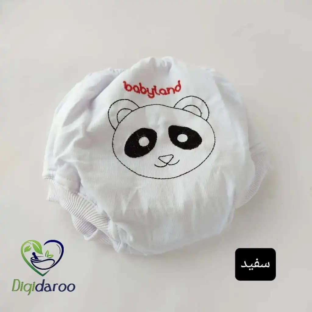 شورت آموزشی بیبی لند سایز خیلی بزرگ (XL) سفید — تصویر ۲