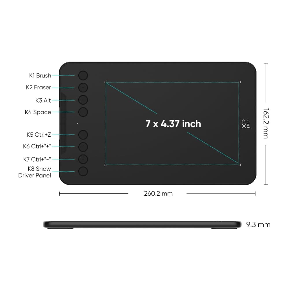 قلم نوری ایکس پی پن Deco Mini 7W V2 — تصویر ۷
