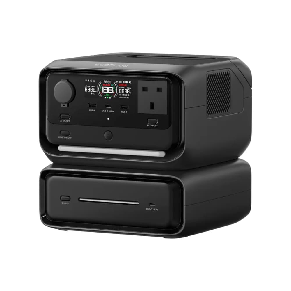 پاور استیشن و ژنراتور خورشیدی اکوفلو River 3 Max (River 3 Plus+EB300) — تصویر ۲