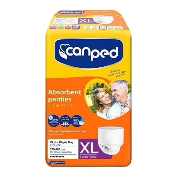 پوشک بزرگسال جان پد شورتی XL خیلی بزرگ تعداد 7 عددی