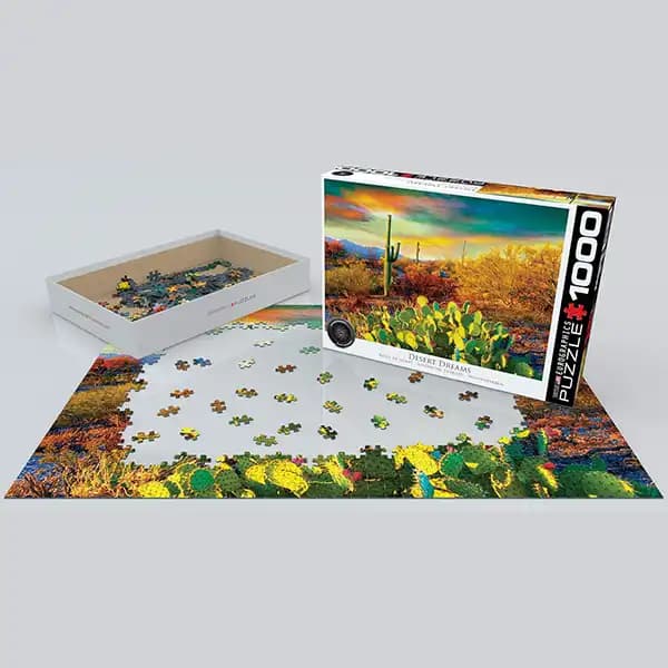 پازل 1000 تکه یوروگرافیکس Eurographics طرح رویاهای بیابان — تصویر ۳
