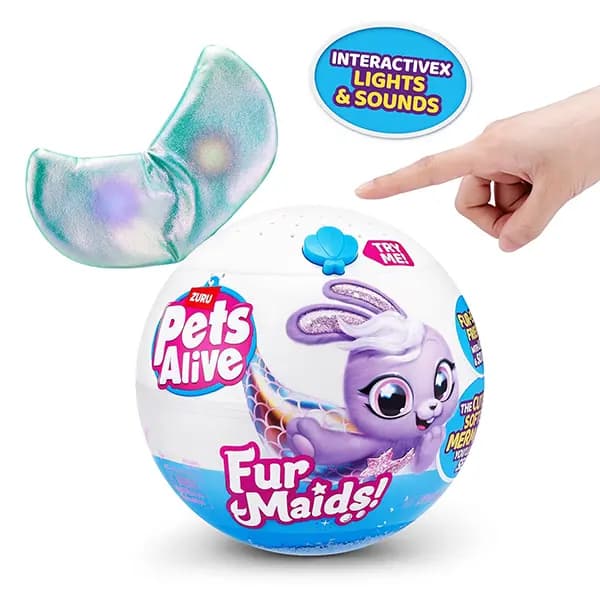 عروسک سوپرایزی Pets Alive مدل Fur Maids سبز — تصویر ۶