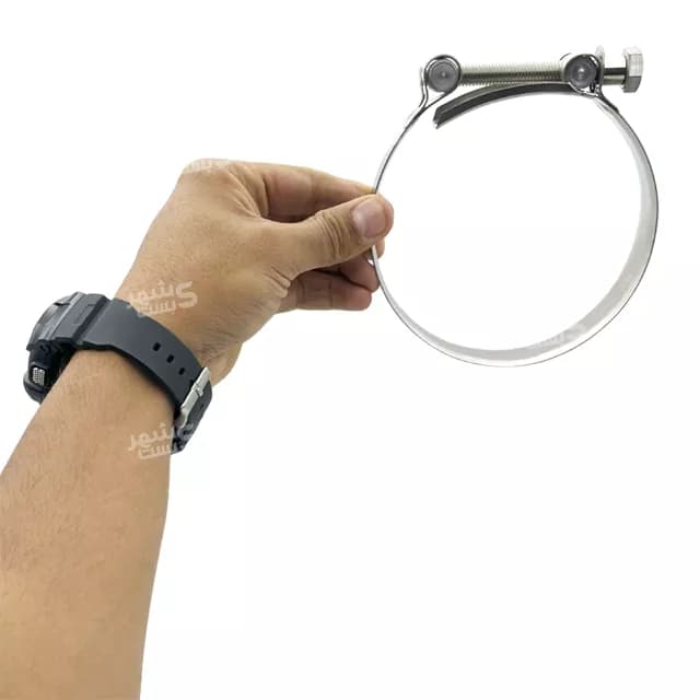 بست استیل آچاری کارنت (CARNET) سایز 118/125 میلیمتر — تصویر ۹