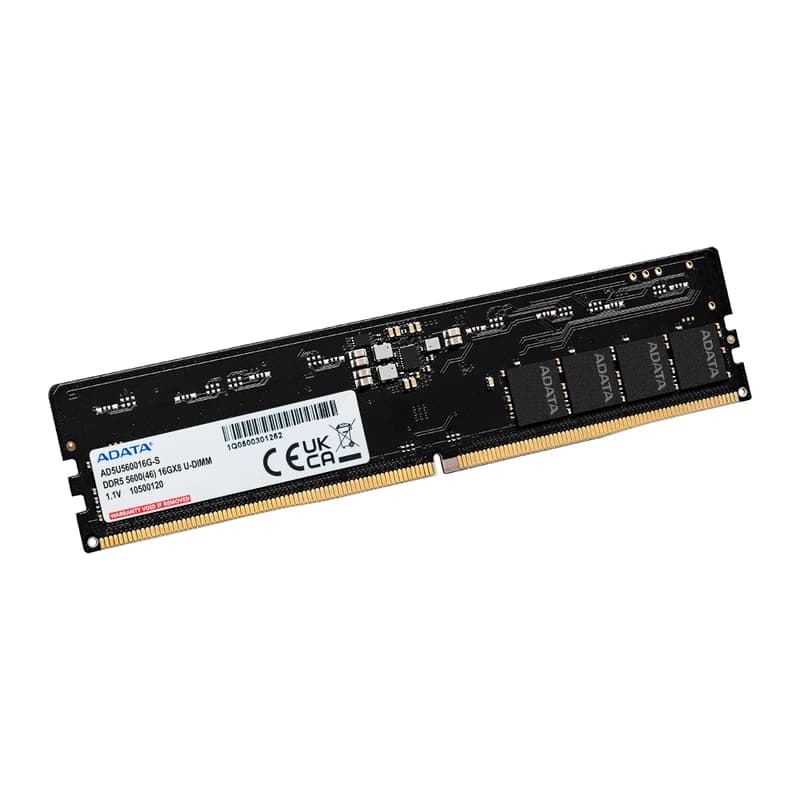 رم دسکتاپ DDR5 16 گیگابایت لکسار با فرکانس 5600 مگاهرتز، تایمینگ CL46 و ماژول U-DIMM تککاناله — تصویر ۵
