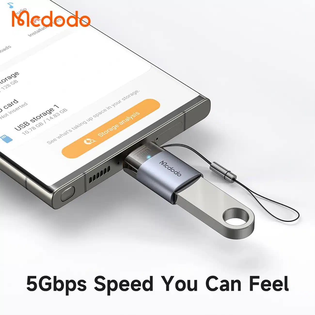 تبدیل و OTG تایپ سی به USB-A 3.0 مکدودو مدل OT-7400 — تصویر ۱۰