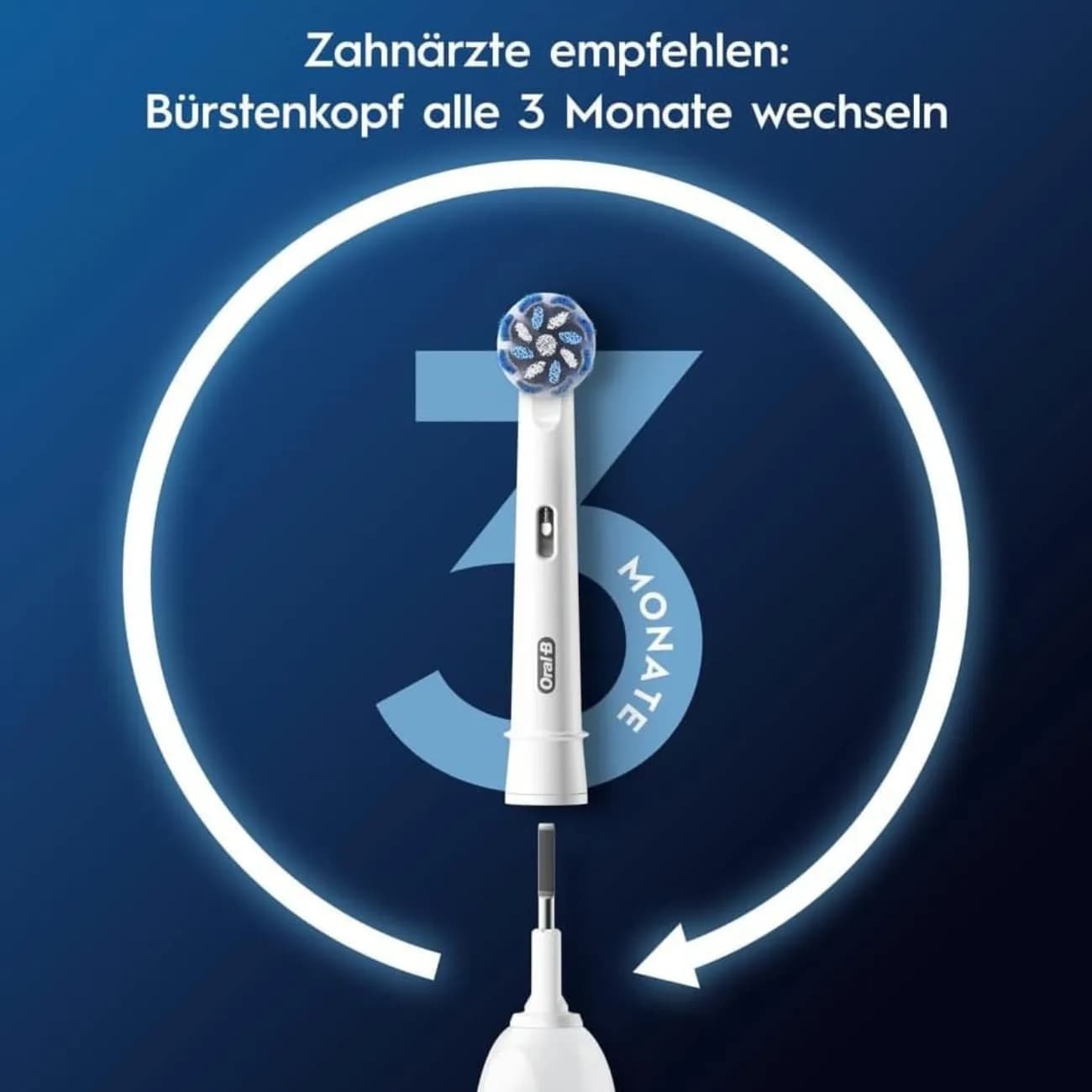 سری یدک مسواک برقی Oral-B اورال بی Sensitive Clean مدل 4 عددی — تصویر ۴