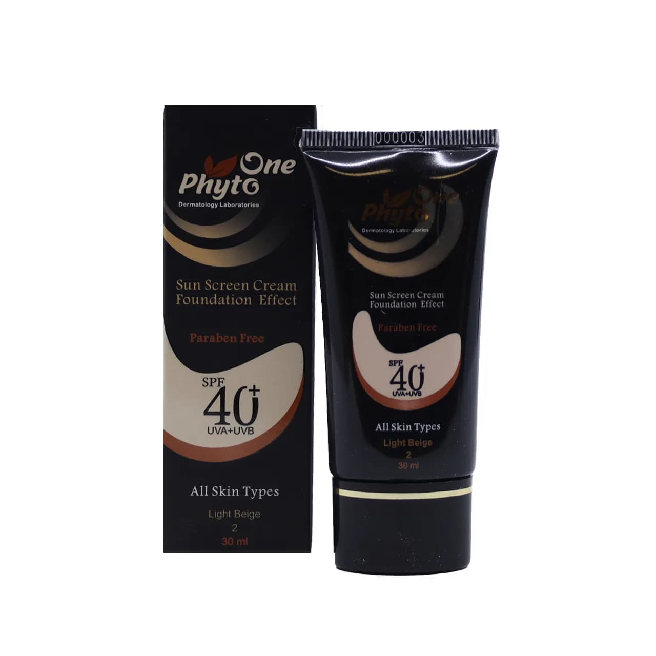 کرم ضد آفتاب کرم پودری SPF40 فیتو وان مناسب انواع پوست 30 میلی لیتر