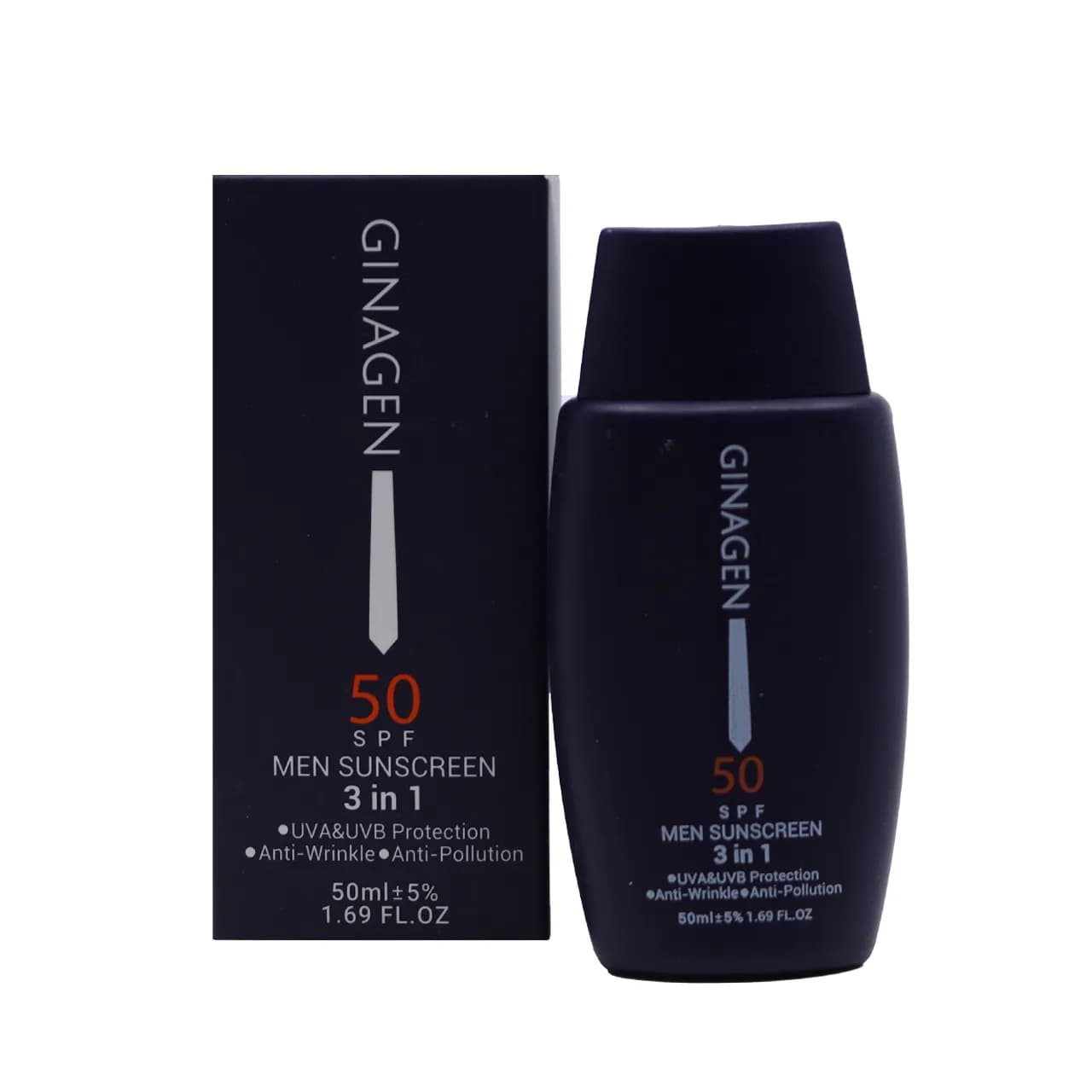 کرم ضد آفتاب آقايان 3 در 1 SPF 50 ژيناژن