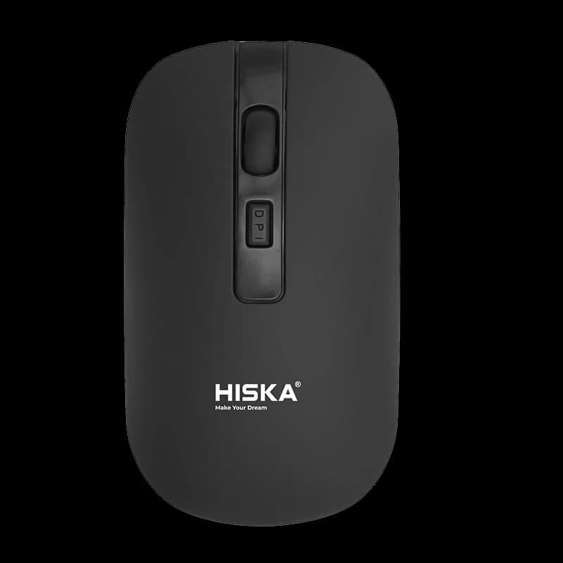 ماوس بی سیم mo115 هیسکا (Hiska) سفید — تصویر ۳