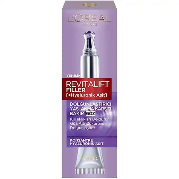 کرم دور چشم لورال Revitalift Filler هیالورونیک اسید 15 میل — تصویر ۳