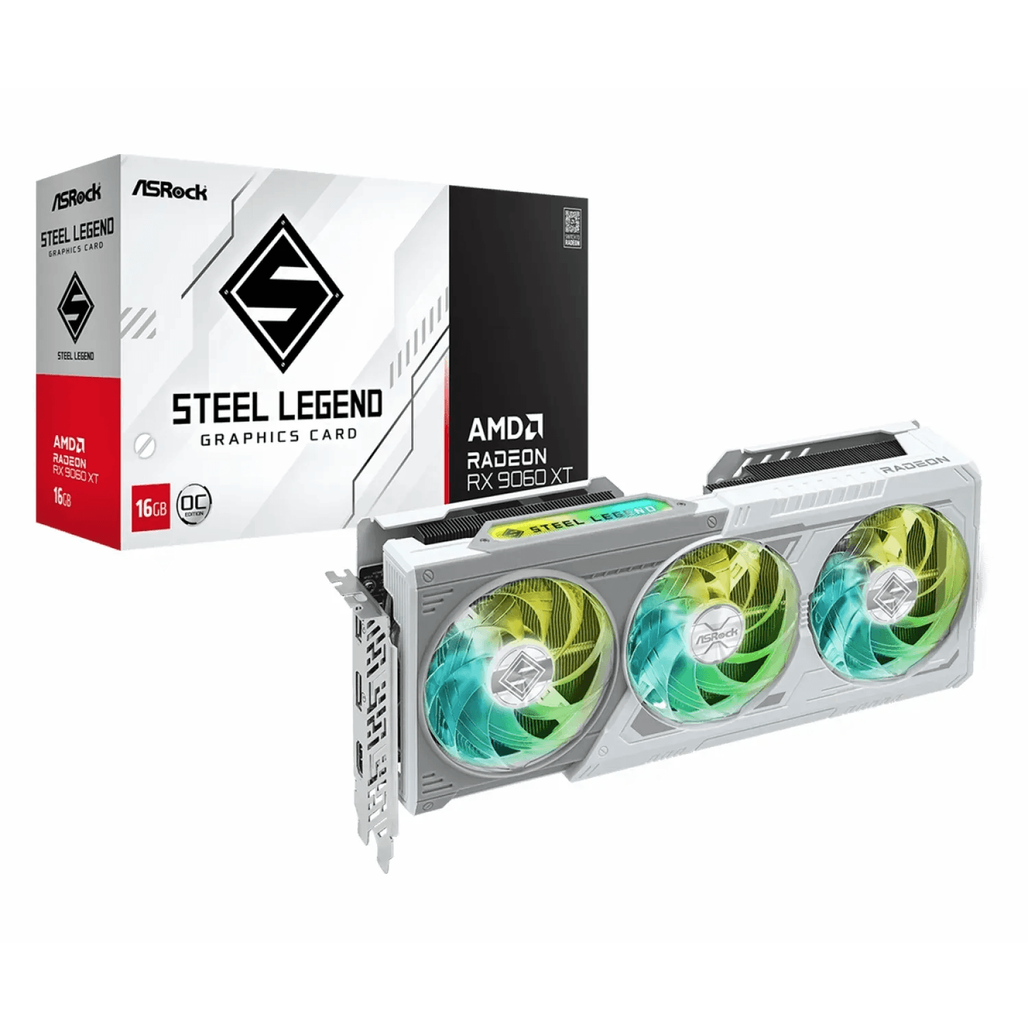 کارت گرافیک ASRock RX 9060 XT Steel Legend OC 16GB — تصویر ۸