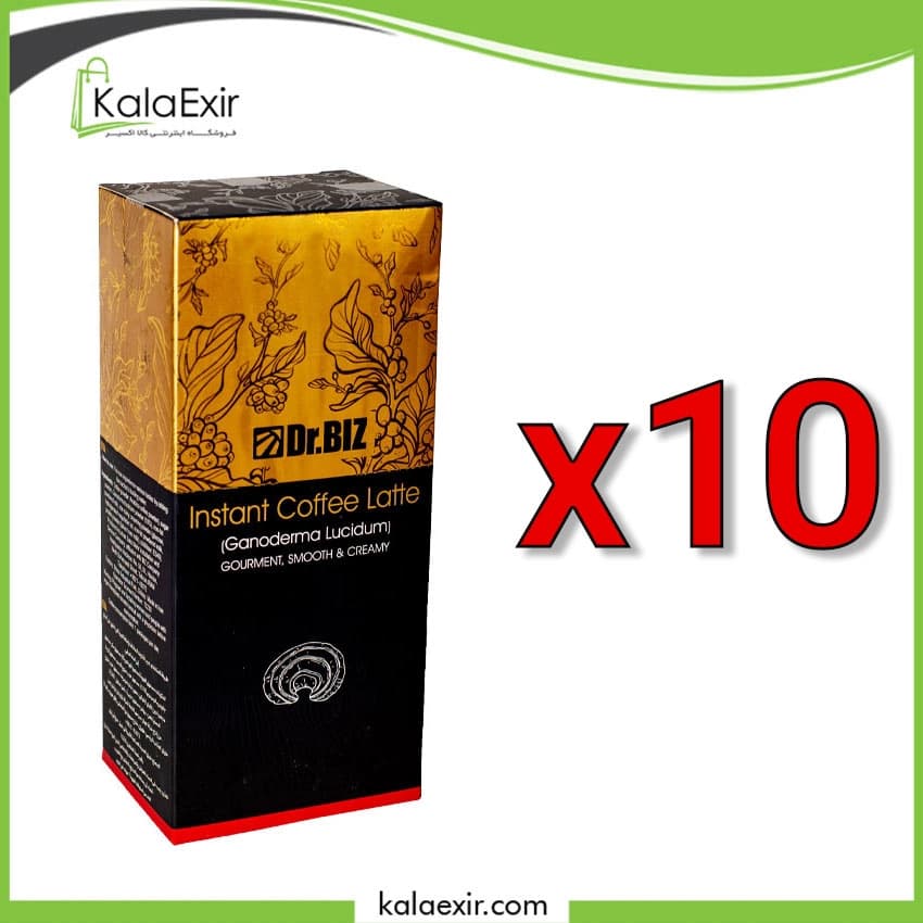 قهوه لاته گانودرما | 10 بسته (200 ساشه)