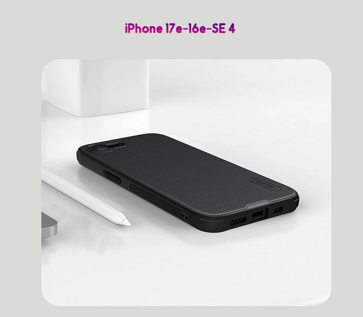 قاب ضدضربه مگنتی iPhone 17e مارک نیلکین مدل Super Frosted Shield Pro Magnetic — تصویر ۵