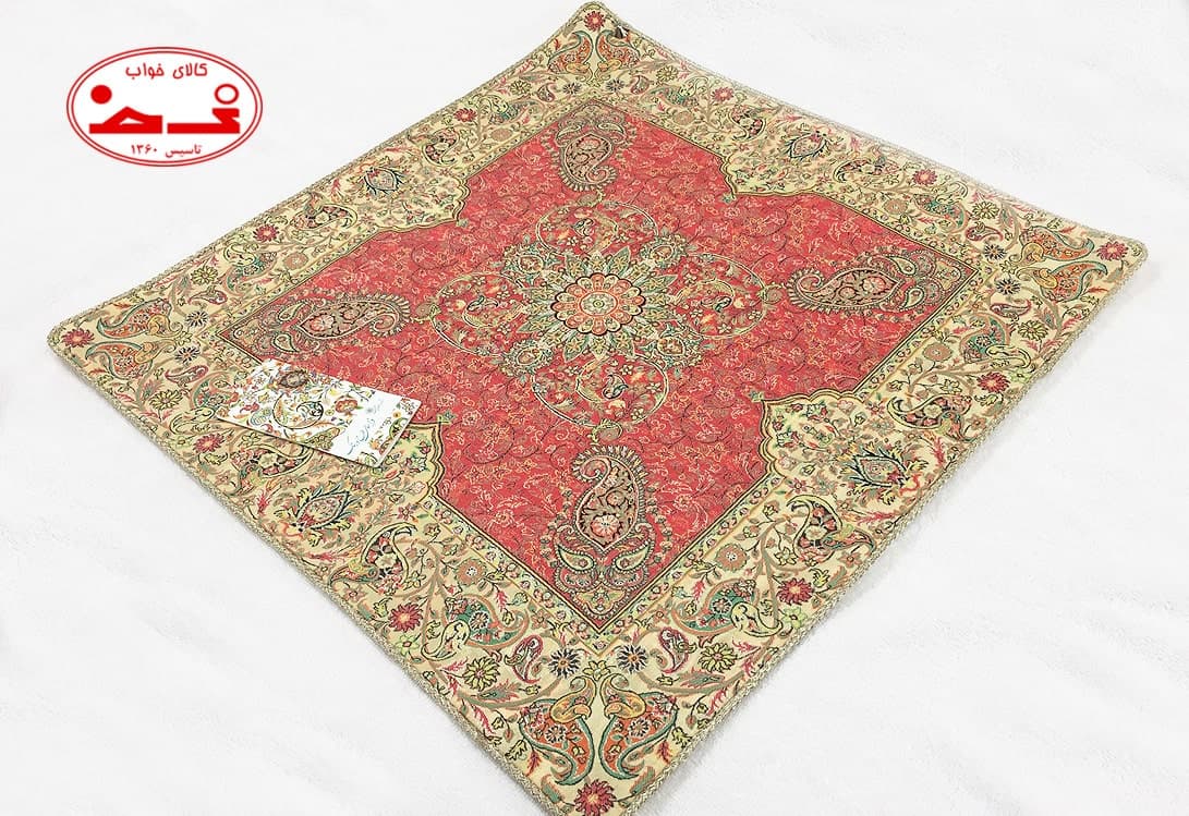 رومیزی ترمه مربعی طرح افشاری