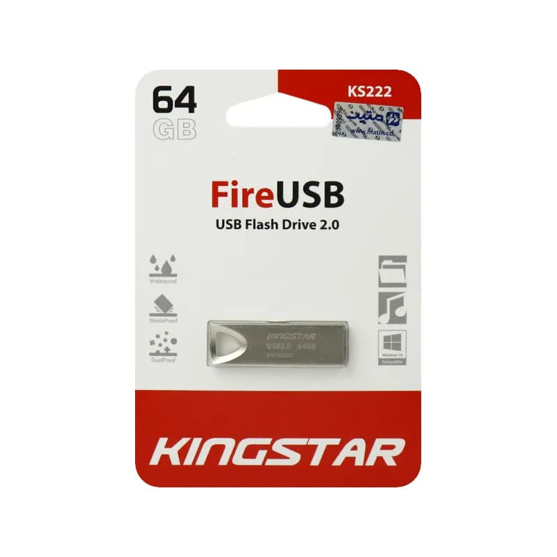فلش مموری USB2.0 کینگ استار مدل Fire KS222 ظرفیت 64 گیگابایت — تصویر ۶