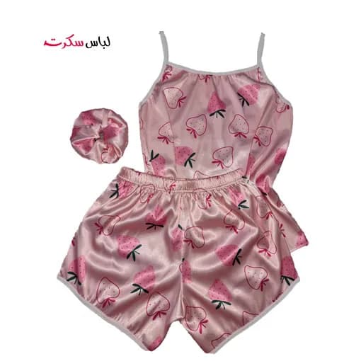 لباس خواب راحتی توت فرنگی ls00101 — تصویر ۸