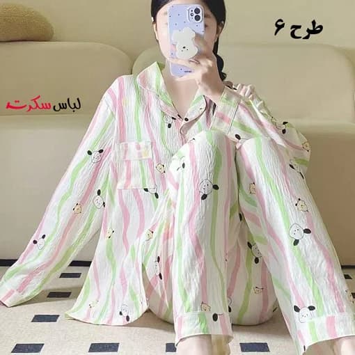 بلوز و شلوار راحتی فانتزی زنانه lslux0037 — تصویر ۱۲