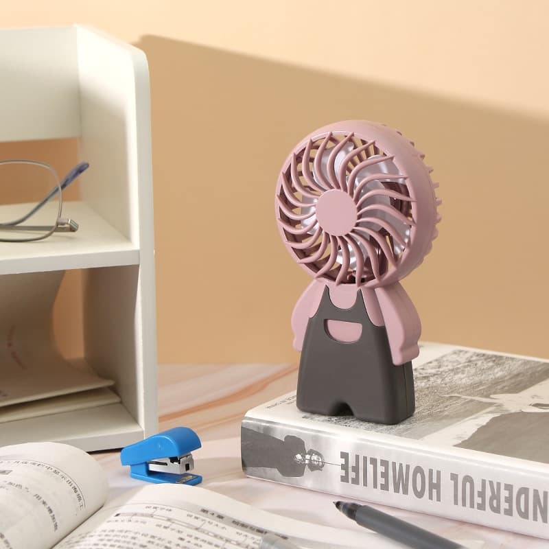 پنکه شارژی چراغ دار مدل آدمک ( مینی فن ) 2حالته اصل YiYang Mini Fan — تصویر ۷