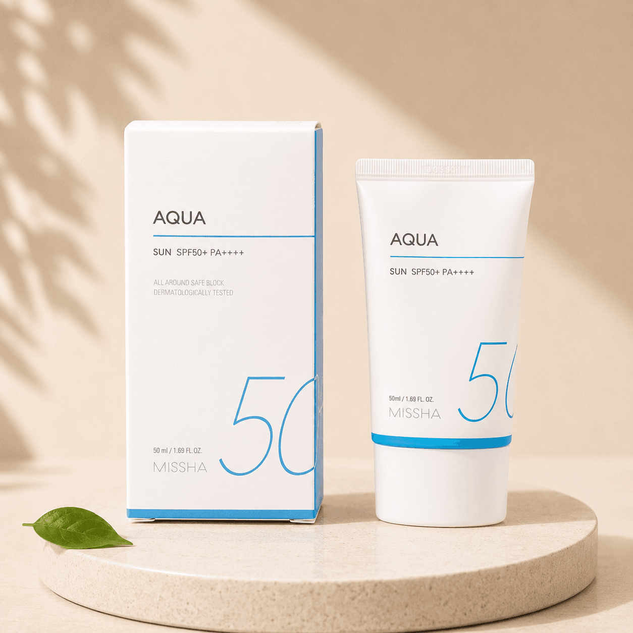 کرم ضدآفتاب بیرنگ بایومارین SPF50 مدل AQUA SUN، مناسب پوستهای خشک، حجم 50 میلیلیتر — تصویر ۹