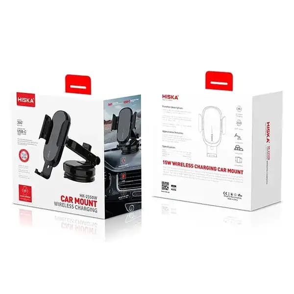 پایه نگهدارنده و شارژر بی سیم گوشی موبایل هیسکا مدل HK-2350W — تصویر ۱۱