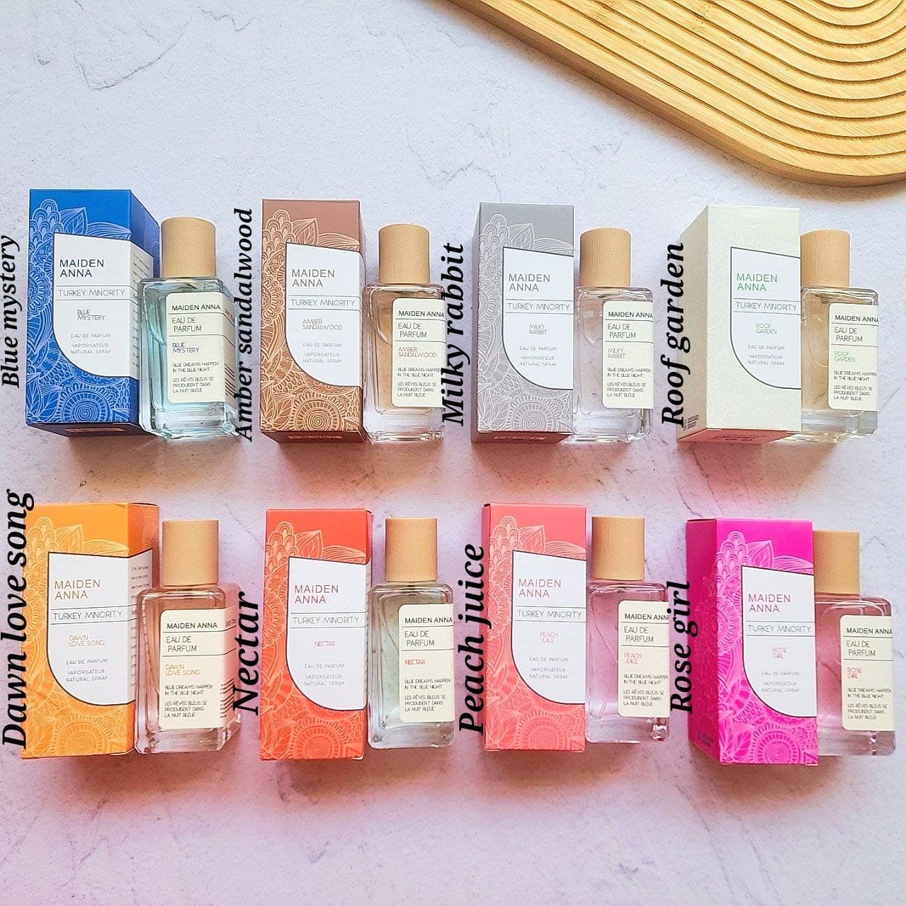 پک ۳ عددی عطرهای درب چوبی جذاب برند Made in Anna — تصویر ۶