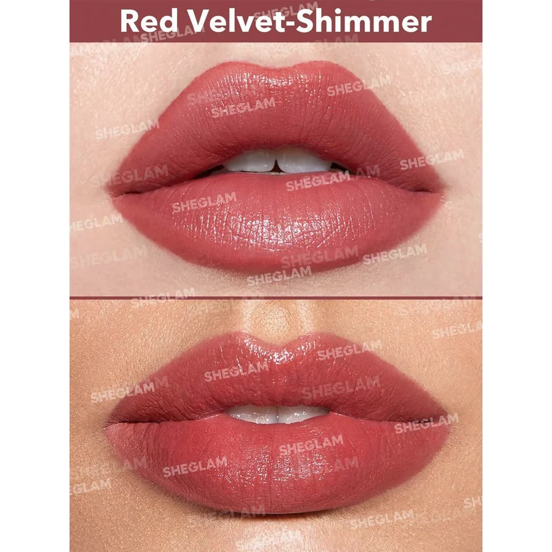 رژ لب مدادی شیگلم رنگ Red Velvet — تصویر ۲