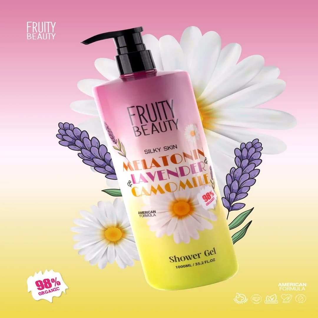 شامپو بدن Fruity beauty با رایحه اسطوخودوس و بابونه — تصویر ۴