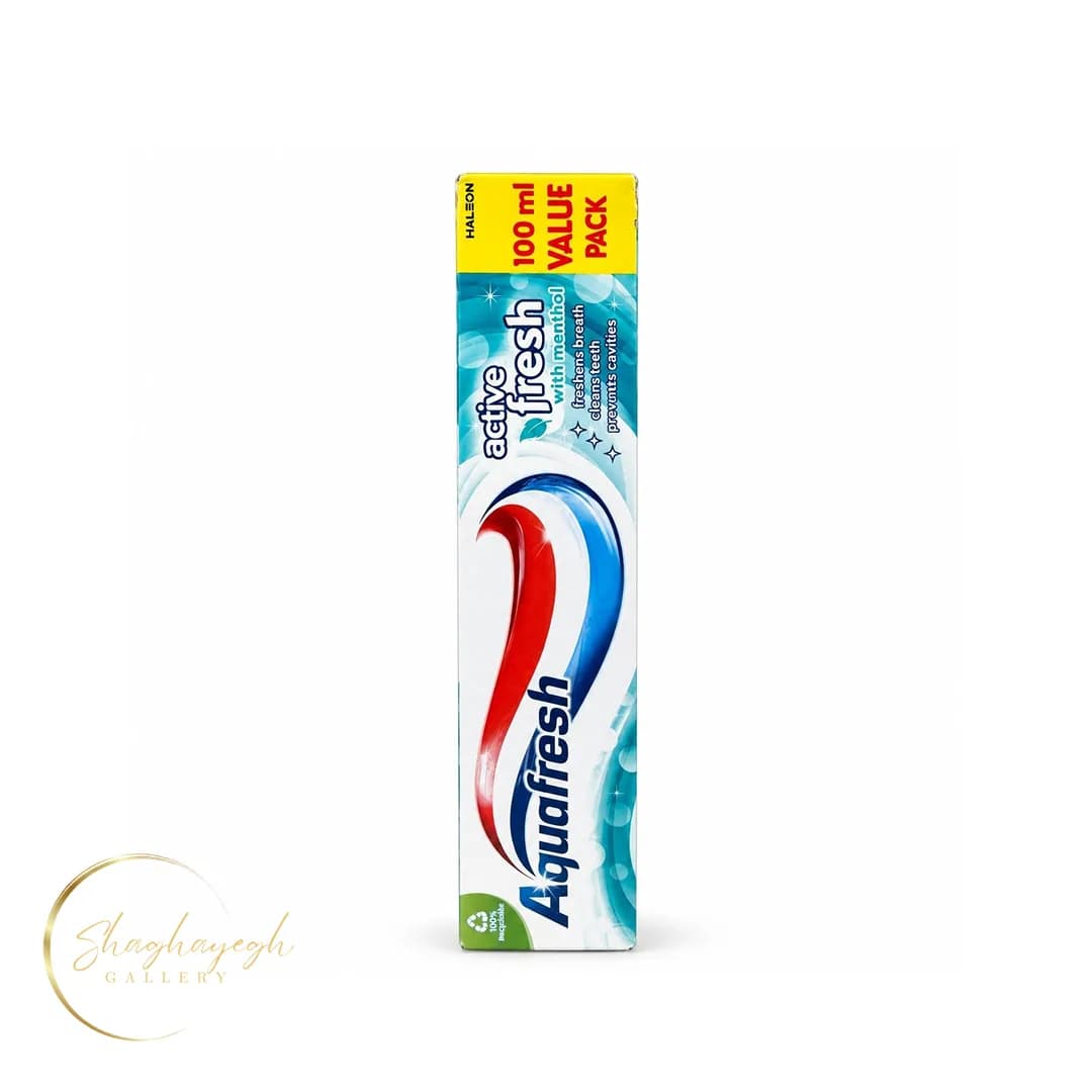 خمیر دندان آکوافرش Active Fresh 100 میل — تصویر ۳