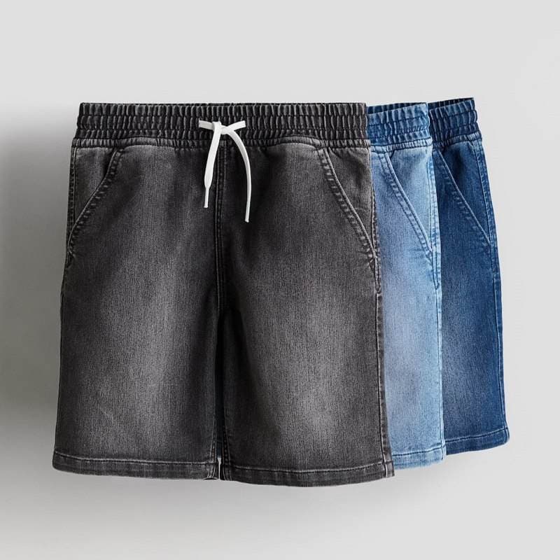 شلوارک جین پسرانه نوجوان برند H&M — تصویر ۷