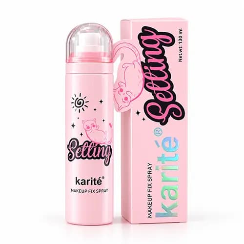 اسپری فیکس آرایش کاریته مدل Setting طرح گربه — تصویر ۷