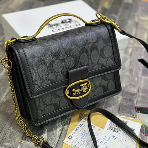 کیف چرم زنانه برند کوچ Coach کد 4 — تصویر ۱۲
